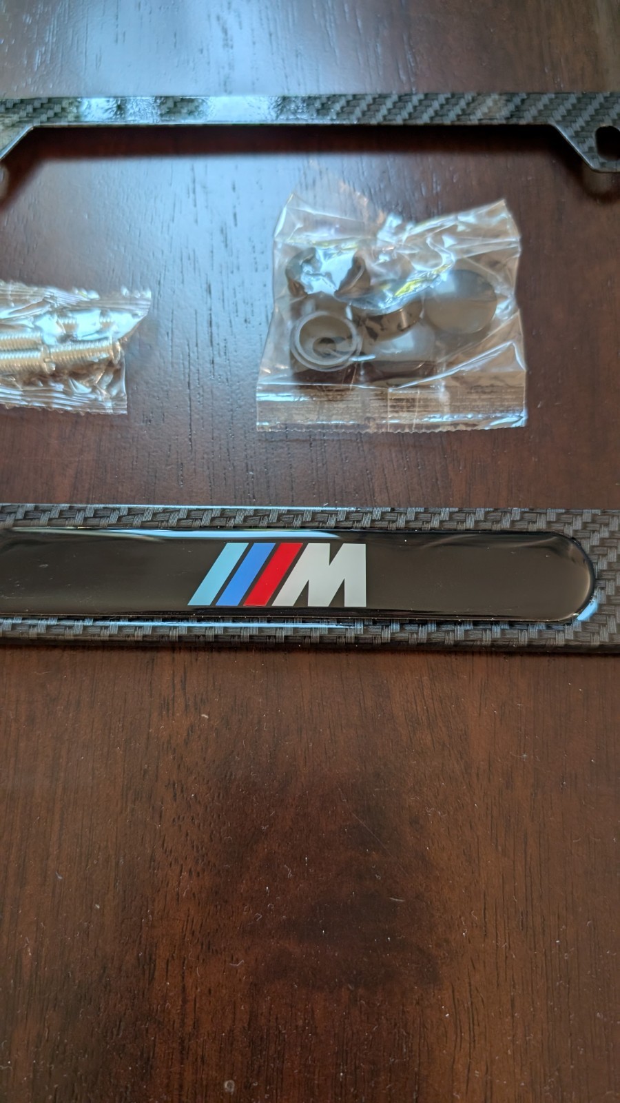 Carbon Fiber Stainless Steel License Plate Frame For BMW M2 M3 M4 M5 M6 M8 M7 X5