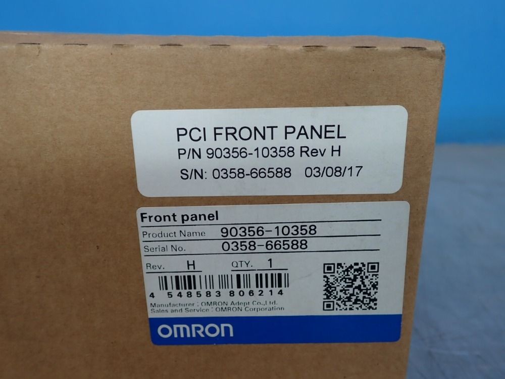 OMRON 90356-10358 FRONT PANEL 12250980309