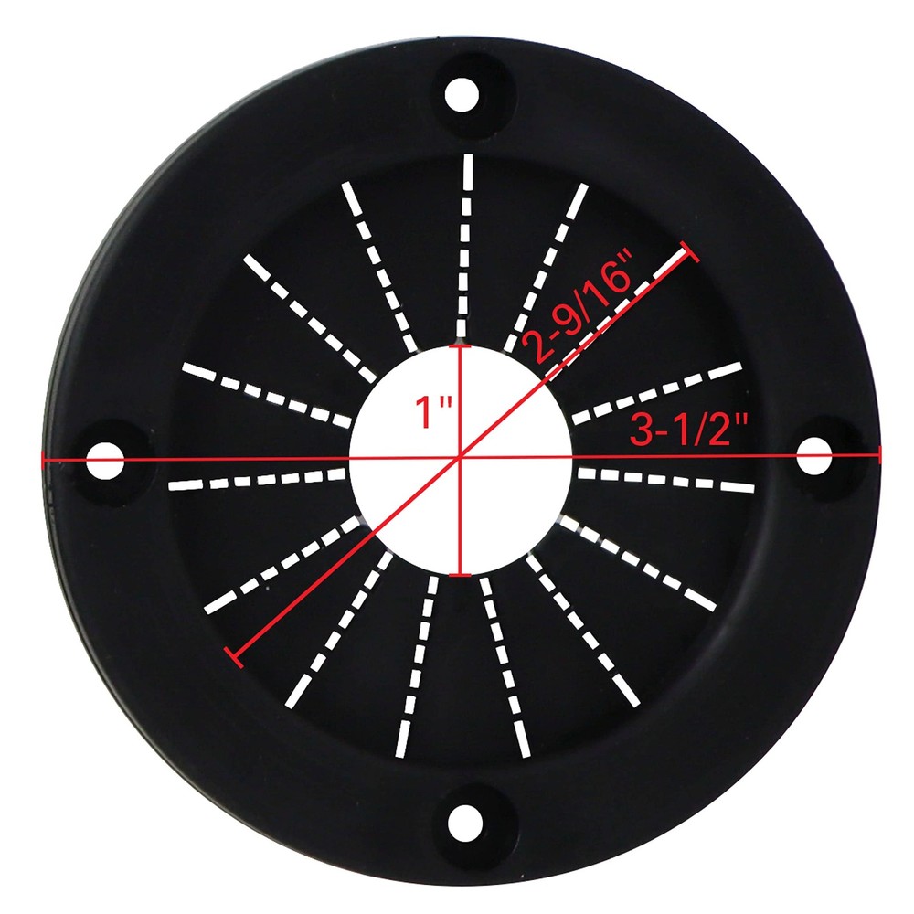 3005.2183 Rigging Grommet - 3", Black