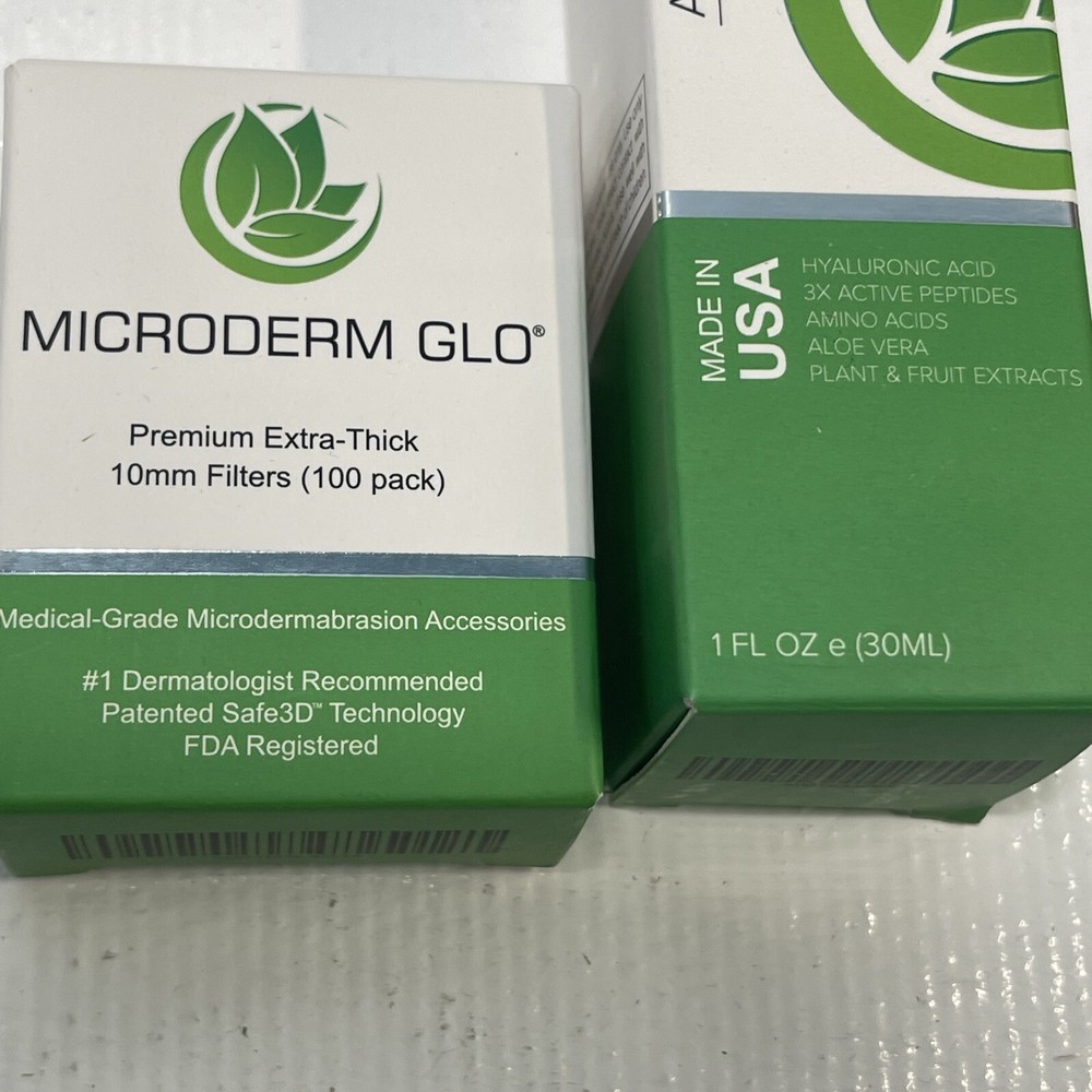 Microderm GLO Complete Skincare Package Includes Diamond Microdermabrasion Sy...