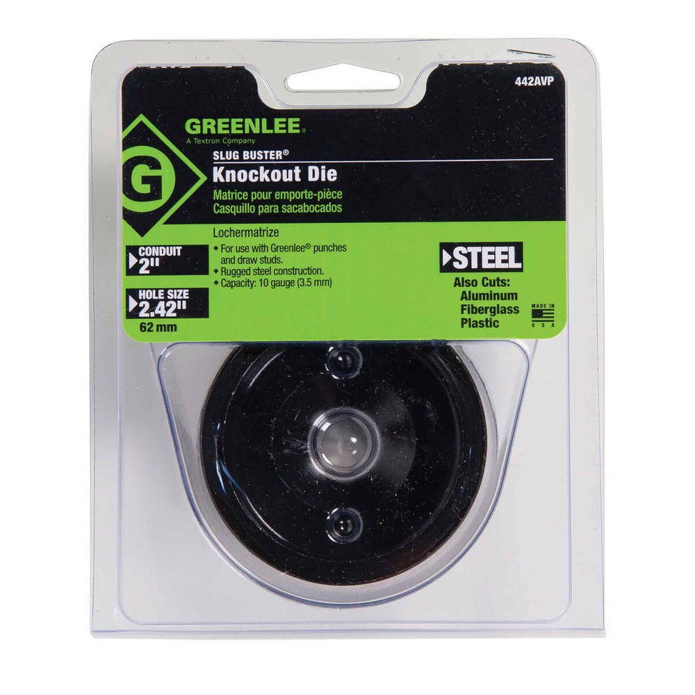 Greenlee 124AVP 3/4" Conduit-Size Replacement Die