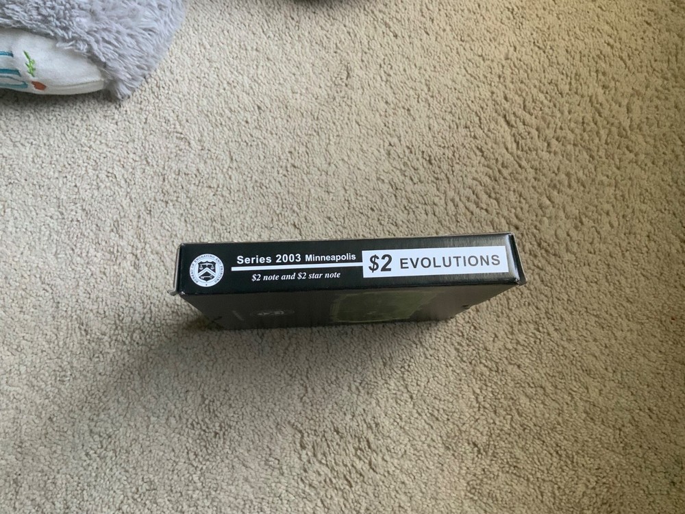 $2 Evolutions Series 2003 Minneapolis Low Serial Number Matched Set