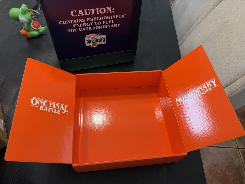 Stranger Things X Gatorade LE Upside Down Capsule Box Only For Display