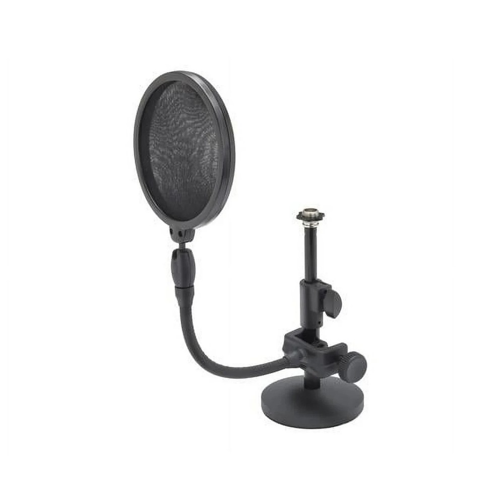 New Samson MD2/PS05 6-9" Mic Stand & Dual-Layer Pop Filter Bundle (PG)
