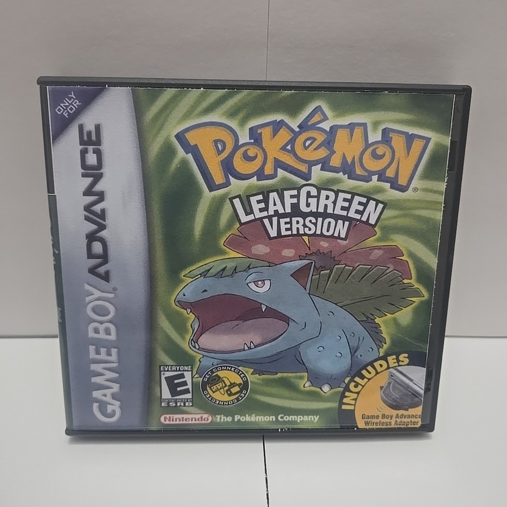 Replacement Case For Pokemon Leaf Green Version Nintendo GBA