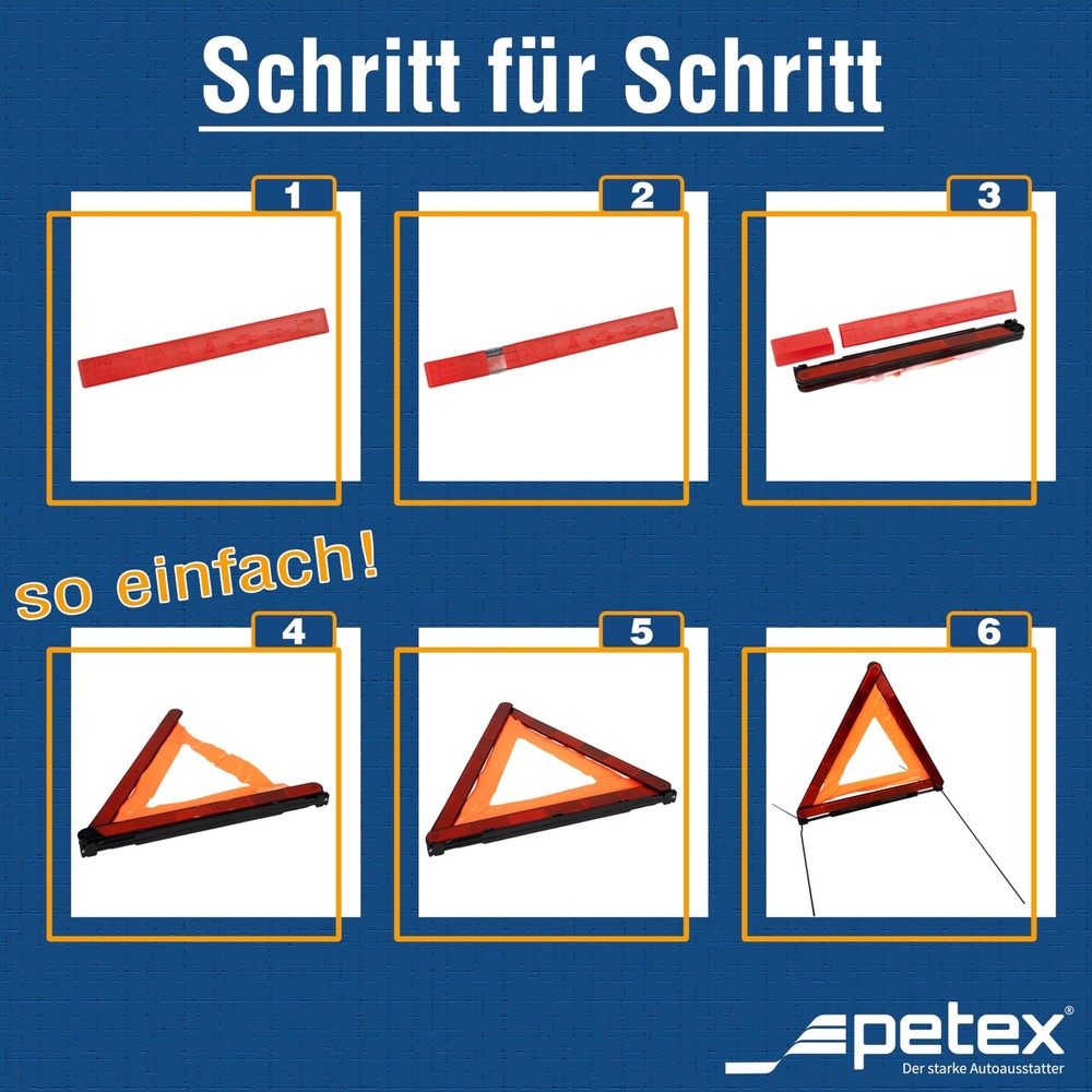 Warning triangle, breakdown triangle