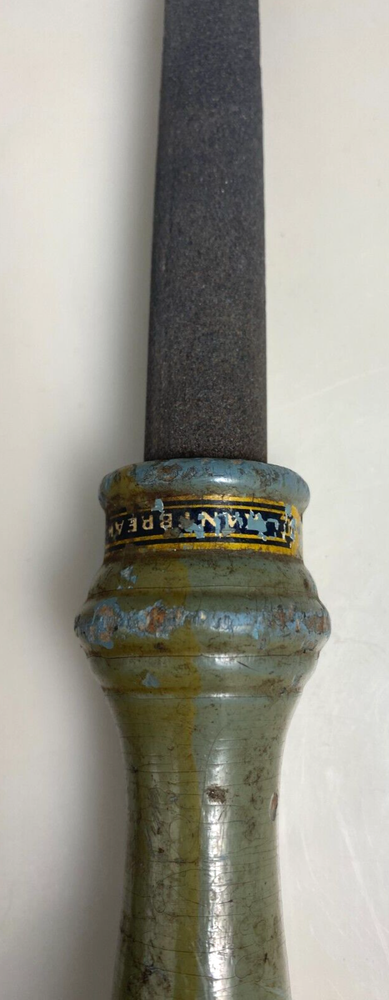 Vintage Norton Abrasive KANTBREAK Knife Sharpening Stone Tool Rustic Kitchen