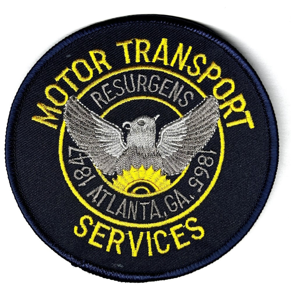 Atlanta Police Motor Transport Services Patch