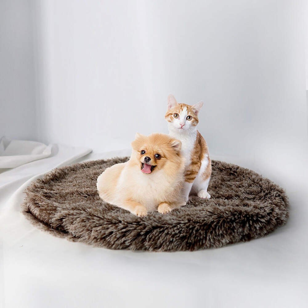 🐾 Cozy Round Pet Sleeping Mat Blanket