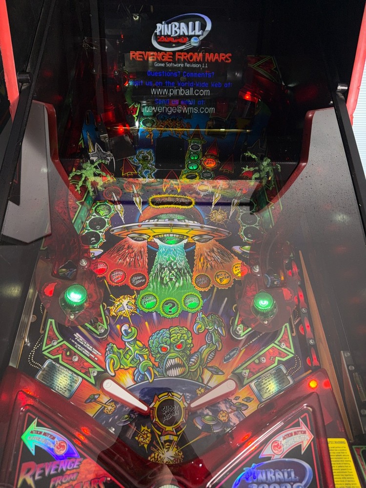 Revenge From Mars Pinball Machine
