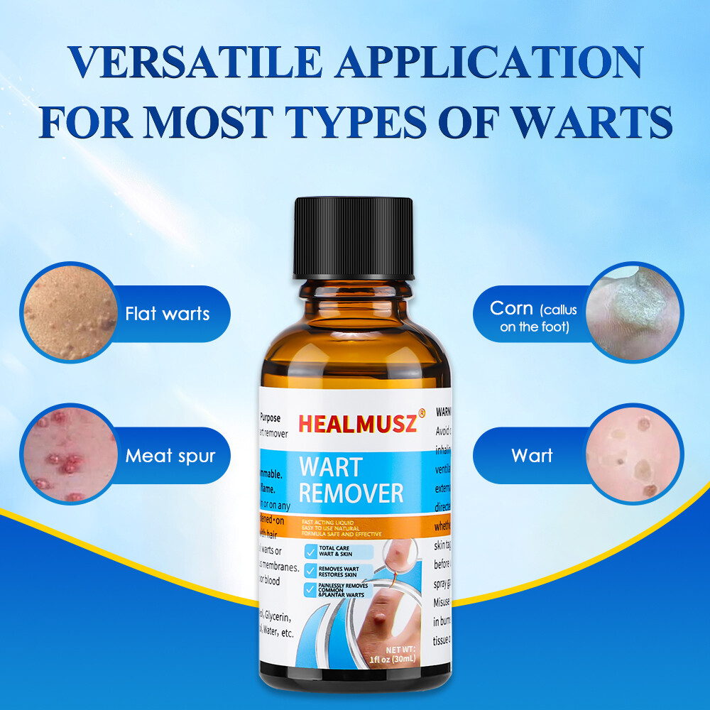 2Pack Wart Remover Liquid Skin Tag Mole Remover Eliminate Feet Corn Wart Remove