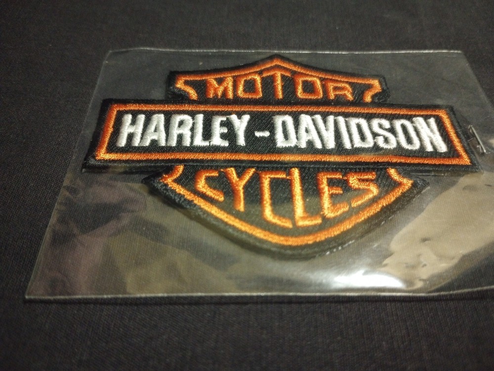 VINTAGE STYLE HARLEY DAVIDSON EMBROIDERED PATCH