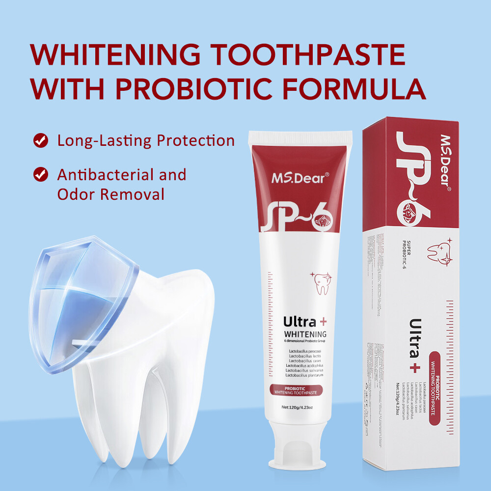3PCS SP-6 Probiotic Toothpaste,Sp-6 Toothpaste Ultra Whitening Teeth Quick White