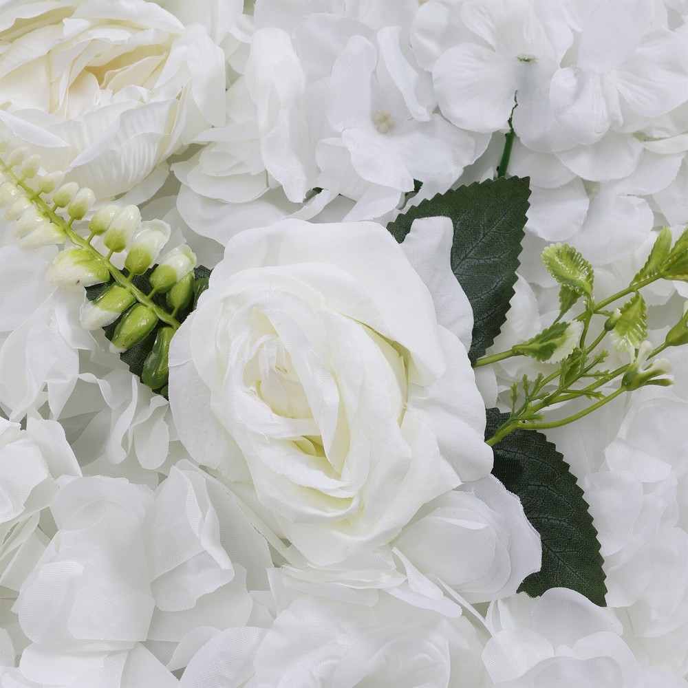 6Pcs Artificial Flower Wall Panel Wedding Backdrop Event Party Flower Wall Panel