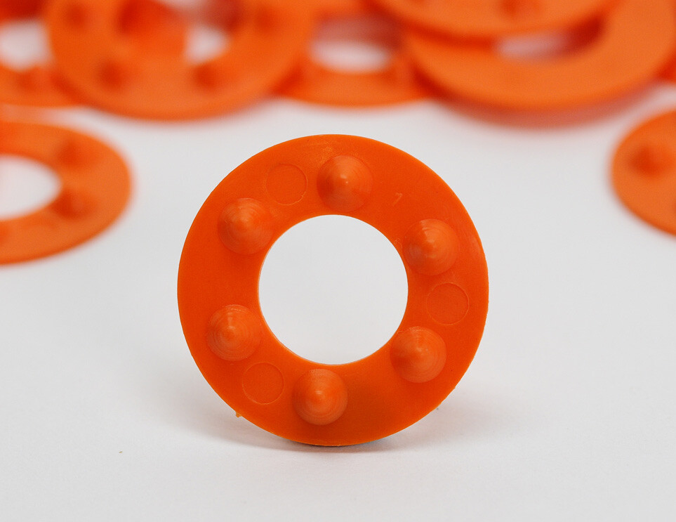 Colt Python, King Cobra, Trooper, .357 Mag Cylinder Protector Ring. NOS Orange