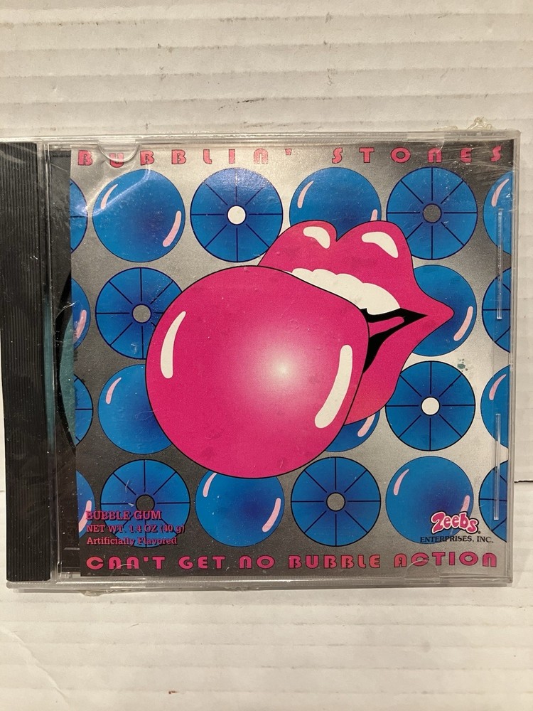 Bublin Stones Disc Bubble Gum MISP Rollin Stones Spoof Unicomfis