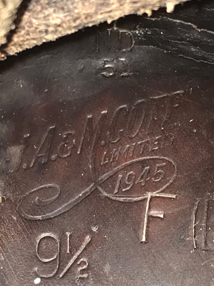 WW2 Canadian Army Combat Boots