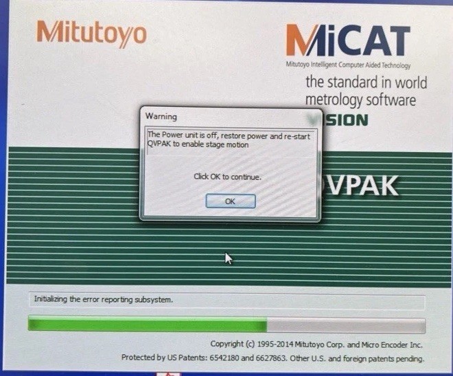Mitutoyo QV Remote Box 02APS900 ⚠️