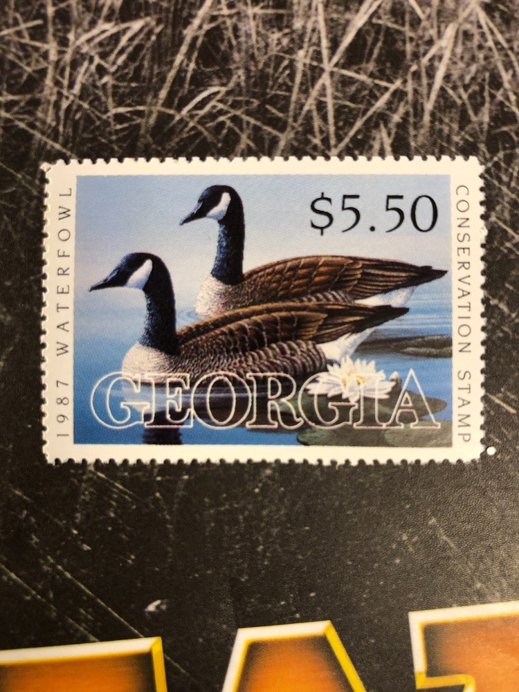 1987 Georgia State Duck Stamp,