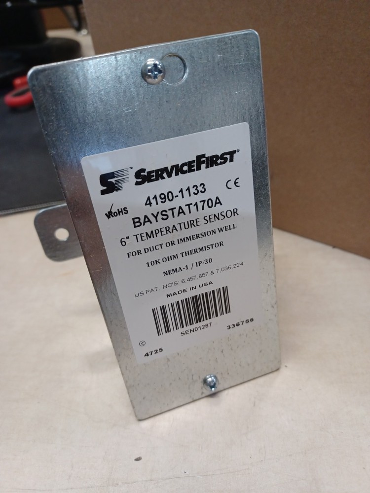 Trane ServiceFirst 4190-1133 BAYSTAT170A 6" Temperature Sensor