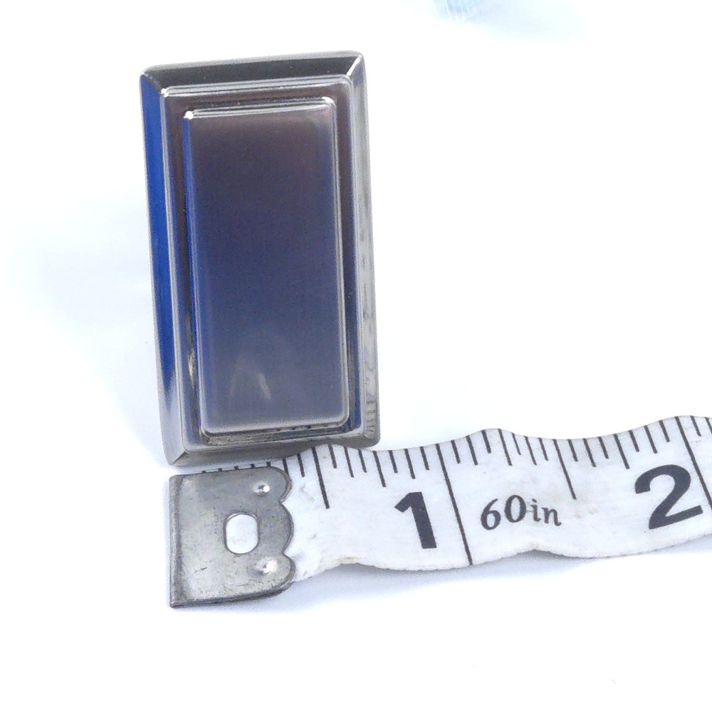 10 Pack Square Cabinet Knobs Single Hole Silver Kitchen Cabinet Knob Cabinet