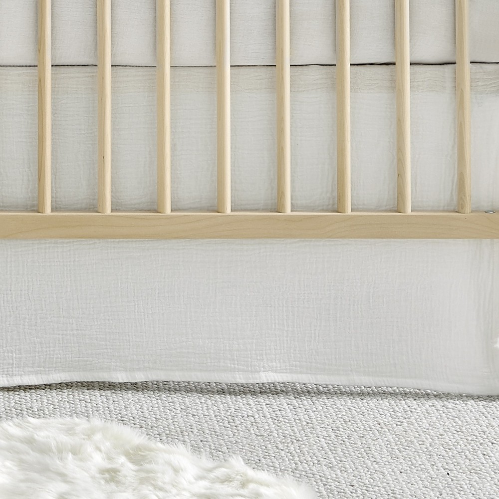 Cloud Muslin Dust Ruffle  - Levtex Baby