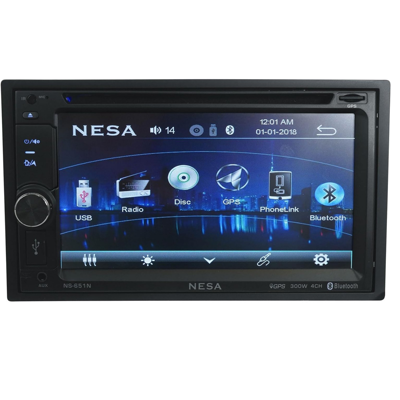 6.5" Screen CD/DVD USB GPS Navigation Car Stereo For 2003-2006 GMC Sierra 1500