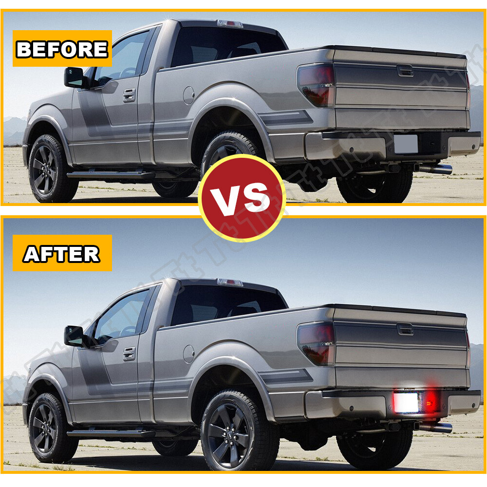 LED License Plate Light Rear Bumper Tag Assembly Lamp For Ford F150 F250 F350 2X