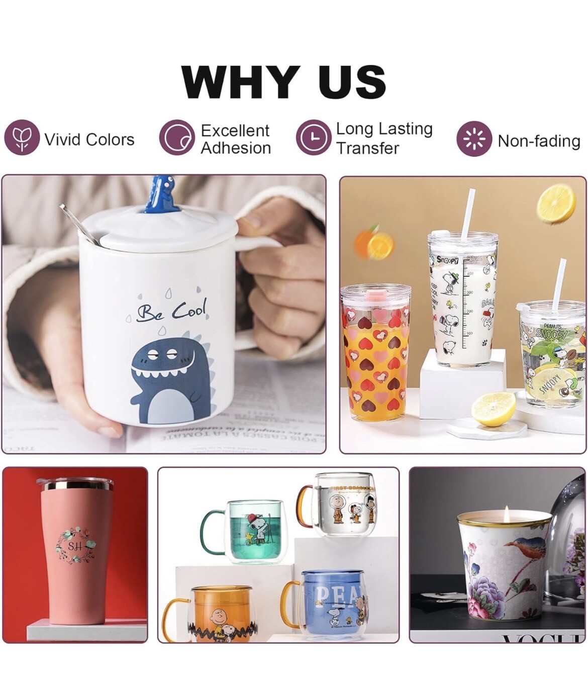 Waterslide Decal Paper Inkjet CLEAR 20 Sheets 8.5x11 Water Slide Transfer Paper