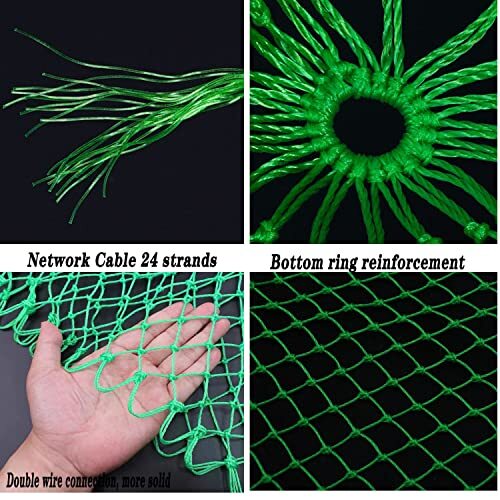 Fishing Net Replacement Net Fish Landing Net Foldable Fishing Replacement Net
