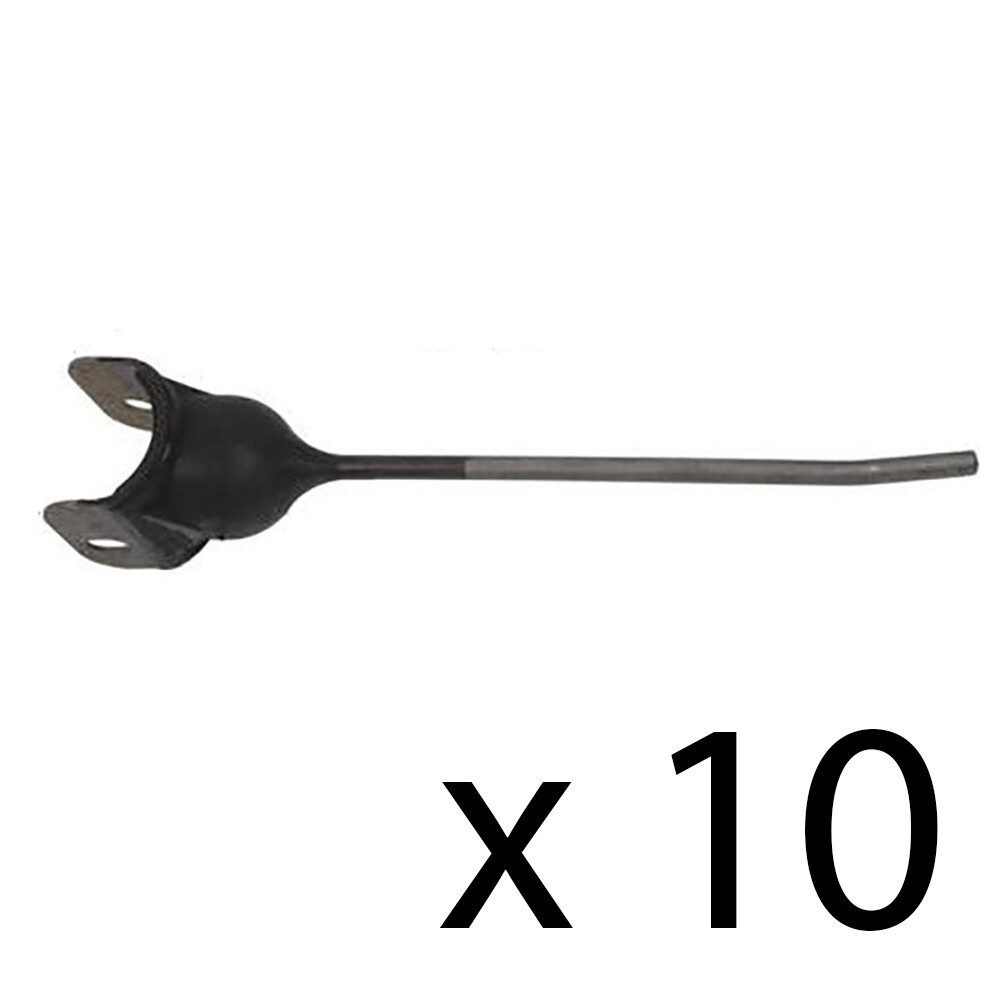 Set of Ten Rubber Mount Rake Teeth AE47389 Fits John Deere 74 672 660 652 54 64