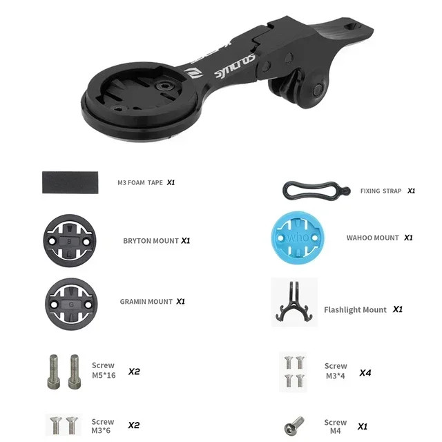 For Syncros Fraser Bicycle Computer Mount Gopro/Garmin/Bryton/Wahoo Mount