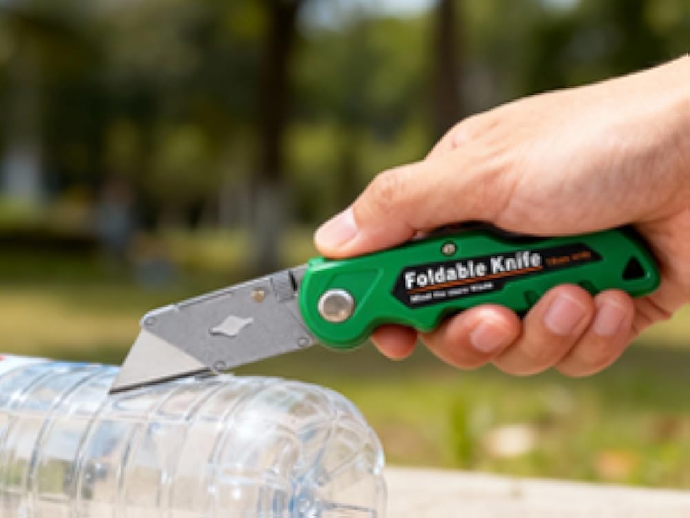 Heavy Duty Folding Box Cutter Set Replacement Blades, Profal Utility
