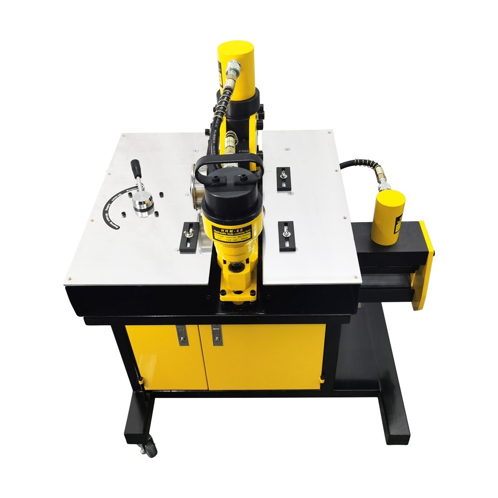 110V 900W 200-Type Hydraulic Busbar Processing Machine 3-in-1 Cut/Bend/Punch