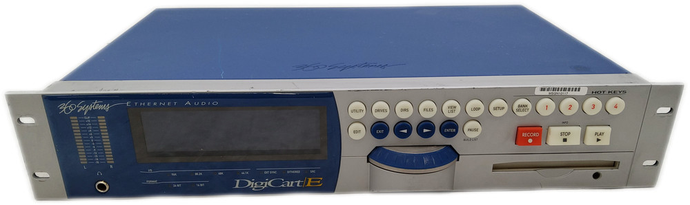 360 Systems E-3000 DigiCart/E Ethernet Audio Recorder
