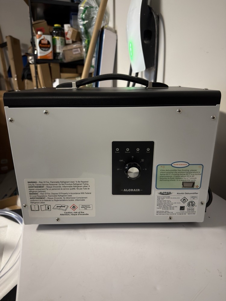 ALORAIR Sentinel HS35 Crawlspace Dehumidifier - White