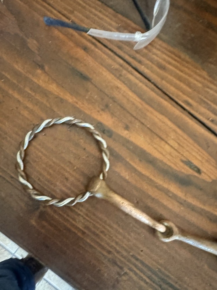Snaffle Bit 5” Copper Handmade Loose Ring