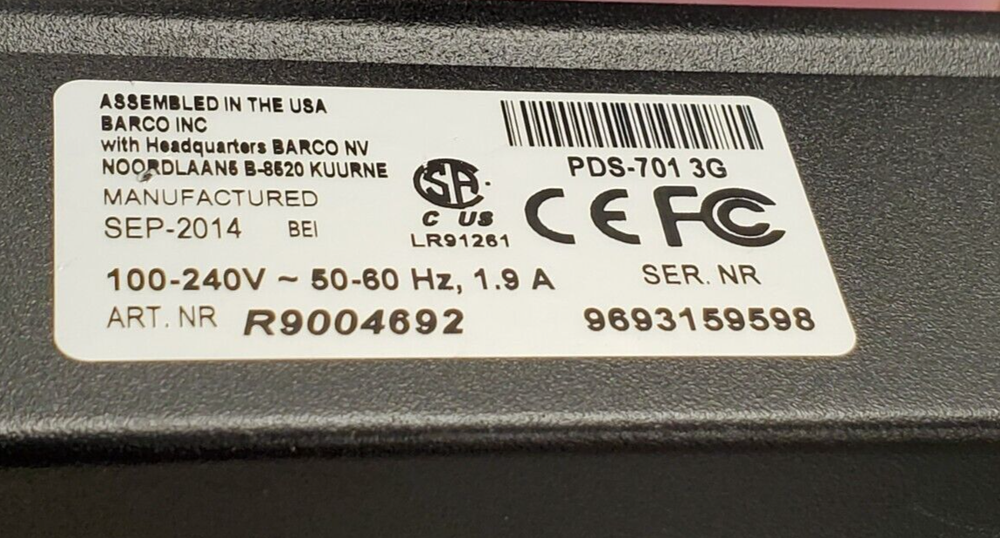 Barco PDS-701 3G Digital Screen Switcher