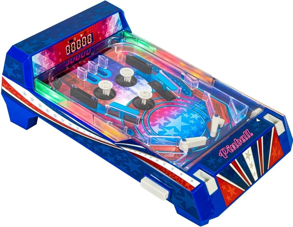 Retro Arcade Pinball with Electronic Score Counter