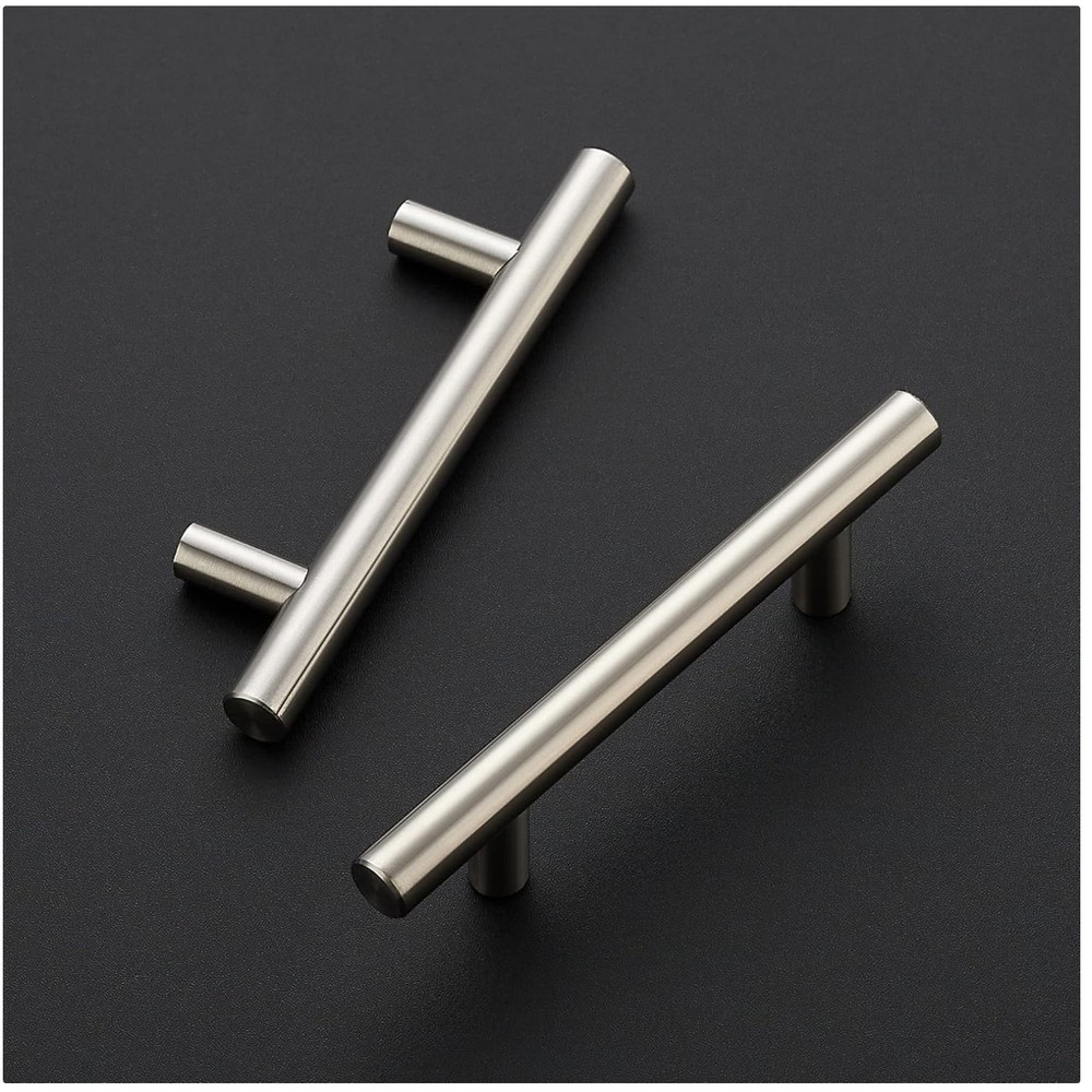 50 Pack Stainless Steel Kitchen Handles - 5'' Brushed Nickel