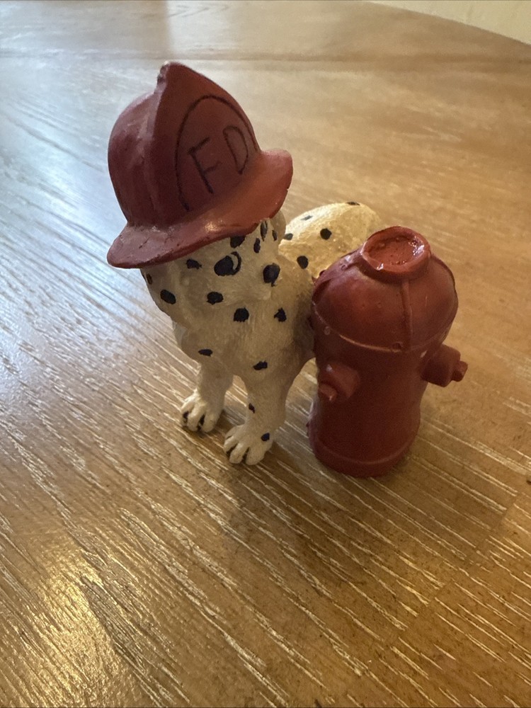 Dalmation, And Fire Hydrant Tail Missing 90’s Fire Dept