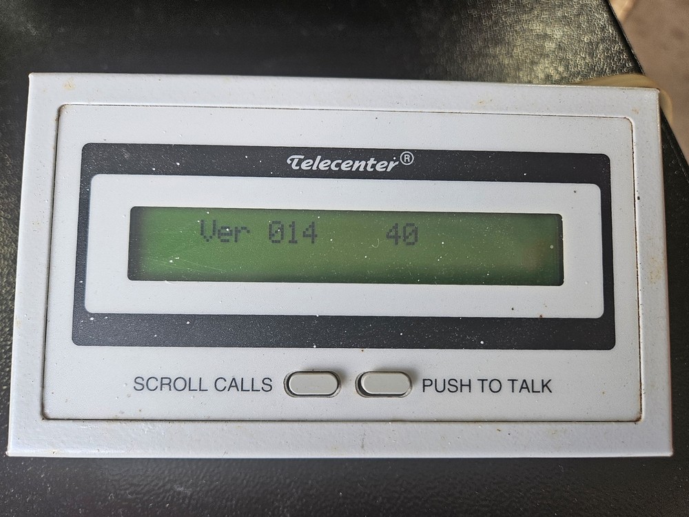 Rauland Borg ICSDTD Telecenter Intercom Desk Module P8