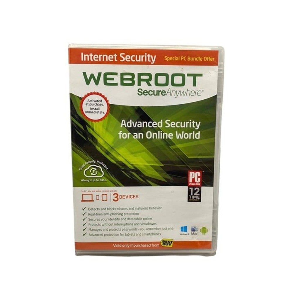 Webroot Secure Anywhere Ultimate Protection PC Mac Mobile Android iOS