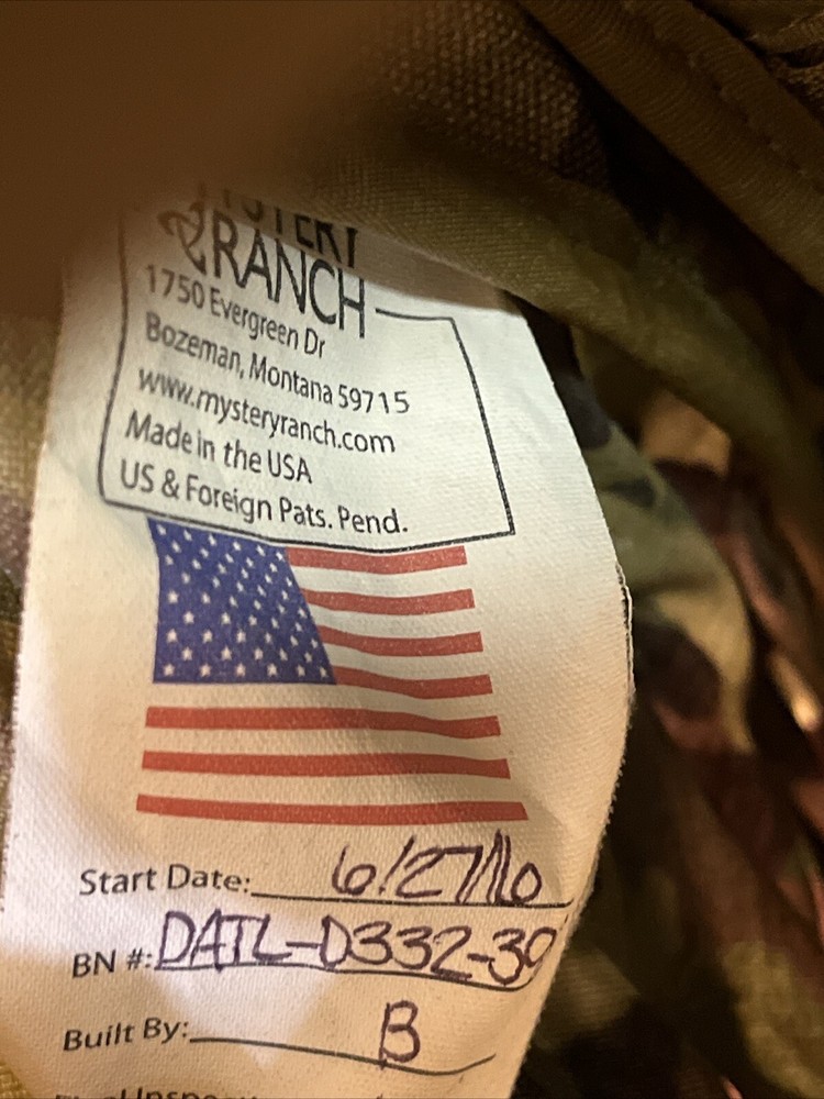 Mystery Ranch Multicam Jump DATL