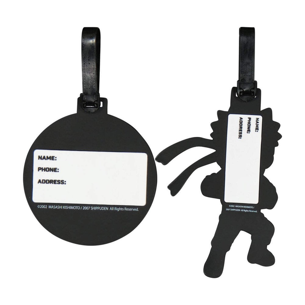 Naruto Uzumaki & Hidden Leaf Cloud Luggage Tag Set