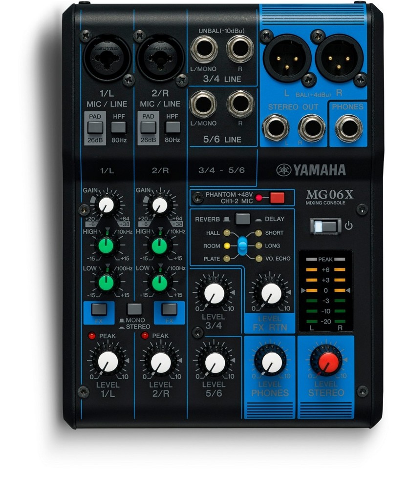 Yamaha MG06X 6-Channel Mixer