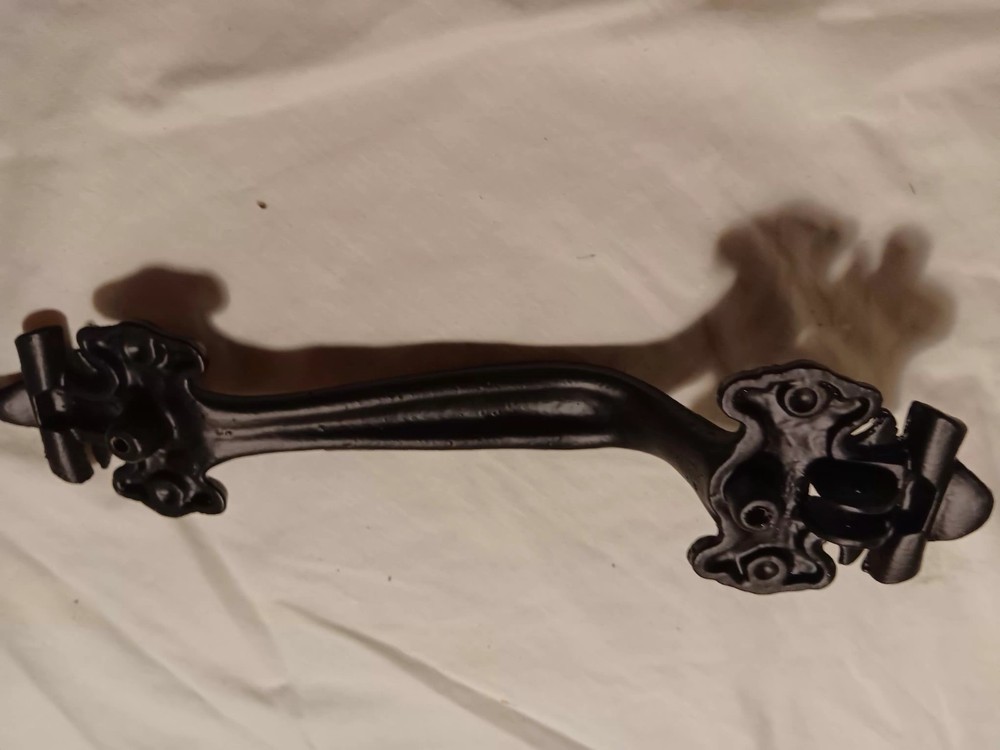 ANTIQUE IRON DOOR HANDLE HARDWARE & POWDER COATED
