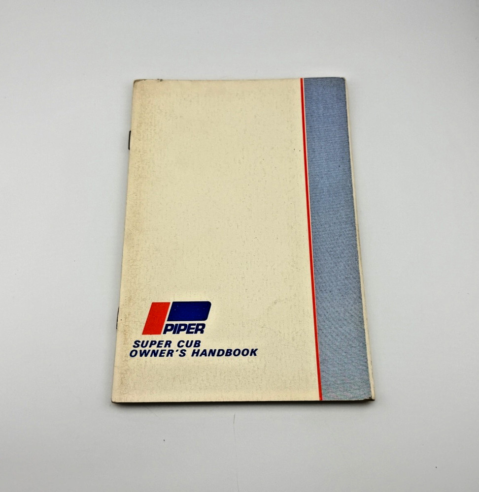 Piper Super Cub Owner's Handbook for PA-18
