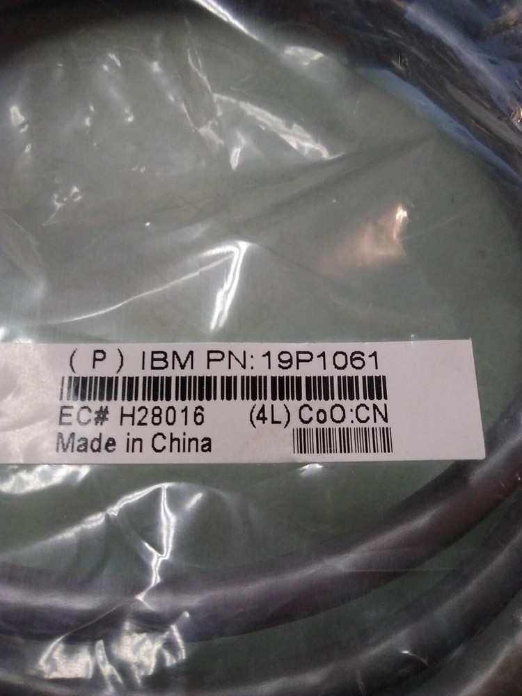 IBM H28016 DB9 Serial Cable 19P1061