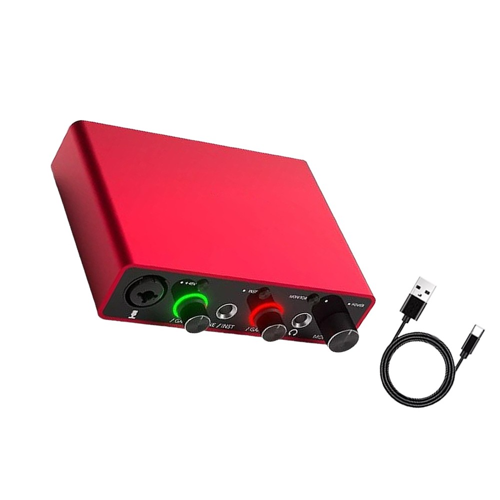 Best Seller Gen USB Audio Interface with USB-C&Phantom Power (3rd Generation)